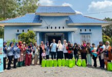 PT GTA Salurkan Bantuan PMT untuk 12 Anak Berisiko Stunting di Mesuji Raya