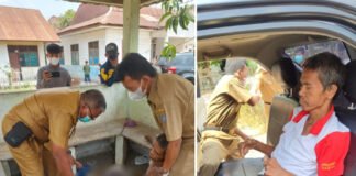 Sempat Terlantar di OKI, Dermawan Diantarkan ke Keluarga di Palembang