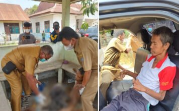 Sempat Terlantar di OKI, Dermawan Diantarkan ke Keluarga di Palembang