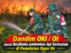 Dandim 0402/OKI-OI Turun Langsung Tangani Karhutla di Pemulutan, 15 Hektare Lahan Terbakar