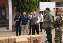 Aksi Siaga Karhutla, Iskandar Turun Langsung Beri Bantuan untuk OKI dan OI