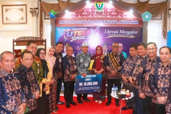 Dari Naskah Kuno Hingga Juara 1, Muara Enim Bersinar di Festival Literasi Sumsel 2026