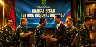 Tim Satgas Penyuluhan Karhutla Mabes TNI Audiensi dengan Pemkab OKI, Ini yang Dibahas