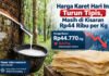 Harga Karet Hari Ini Turun Tipis, Masih Bertahan di Rp44 Ribu per Kg