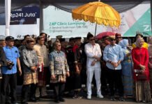 Gubernur Tampil dengan Hanuang Bani, Simbol Keberanian dan Marwah Budaya Lampung