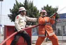 Perkuat Kesiapsiagaan Darurat, PGN Area Palembang Uji Kesiapan Penanganan Kebakaran