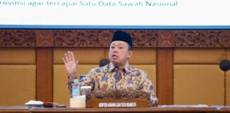 LP2B Jatim Lampaui Target, Menteri Nusron Minta Pemda Segera Integrasikan ke RTRW
