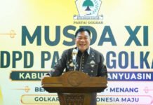 Musda Golkar Muba, Bupati Toha Dorong Kolaborasi Percepat Pembangunan Daerah