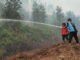 Polres OKI Perkuat Mitigasi Karhutla, Patroli Udara dan Dropping Air Sasar Desa Karangsia