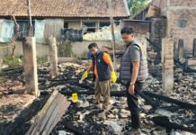 Api Lahap Tujuh Bedeng di Prabumulih, Satu Warga Luka Bakar