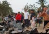 Kebakaran Hanguskan Dua Rumah di Bukit Batu OKI, Bupati Muchendi Datangi Korban