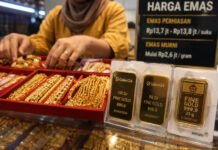Update Harga Emas Hari Ini, Kompak Stabil Setelah Anjlok