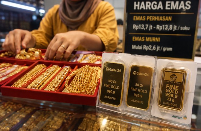 Update Harga Emas Hari Ini, Kompak Stabil Setelah Anjlok