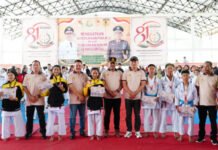 Kejuaraan Karate Piala Bupati Tubaba Resmi Dibuka