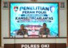 Penelitian Puslitbang Polri 2026, Polres OKI Perkuat Kamseltibcarlantas Berbasis Edukasi dan Teknologi