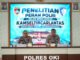 Penelitian Puslitbang Polri 2026, Polres OKI Perkuat Kamseltibcarlantas Berbasis Edukasi dan Teknologi