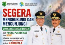 Kabut Asap Karhutla Mengancam Kesehatan Warga, Pemkab Muba Keluarkan Imbauan