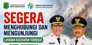 Kabut Asap Karhutla Mengancam Kesehatan Warga, Pemkab Muba Keluarkan Imbauan