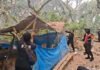 Polres dan BNNK OKI Gerebek Pondok di Kebun Duku SP Padang, Empat Pria Diamankan