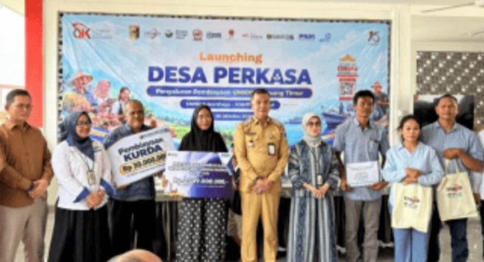 TPAKD Lampung Timur Luncurkan Desa PERKASA, Perkuat Ekonomi Masyarakat Pesisir