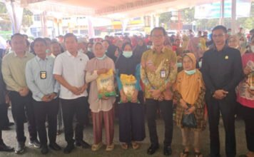 Kendalikan Inflasi Daerah, Disdag OKI Gandeng BSB Gelar Operasi Pasar Murah