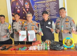 Polisi Gerebek Lokasi Dugaan Aktivitas Narkoba di OKI, Temukan 16 Bong dan Dua Perangkat QRIS