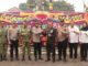 Semarak HUT ke-81 TNI, Kapolres Ogan Ilir Berikan Tumpeng dan Peralatan Tenis Meja ke Dandim 0402/OKI-OI
