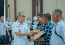 Purnama Wulan Sari Mirza Lantik Pengurus PMI Kota Metro 2026–2031