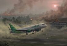 Kabut Asap Tebal, Citilink Gagal Mendarat di Palembang Pagi Ini