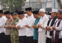 Dandim 0402/OKI Hadiri Salat Istisqa, Ikhtiar Bersama Memohon Turunnya Hujan