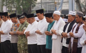 Dandim 0402/OKI Hadiri Salat Istisqa, Ikhtiar Bersama Memohon Turunnya Hujan