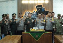 HUT ke-81 TNI, Polres OKI Datang Membawa Kejutan: Pesan Soliditas dari Kayuagung