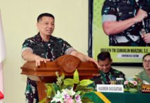 Kawal Program Pemerintah Hingga ke Masyarakat, Danrem 043/Gatam Minta Prajurit Kenali Potensi Lampung Selatan