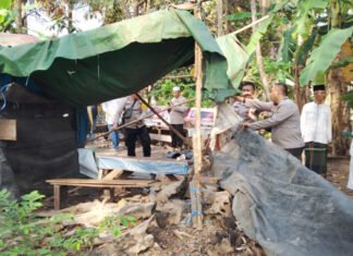 Polres OKI Bongkar Sembilan Pondok Diduga Sarang Narkoba di Serigeni Lama