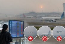 12 Penerbangan di Bandara SMB II Palembang Terganggu Akibat Kabut Asap