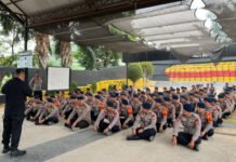 216 Personel Brimob Mabes Polri Dikerahkan Tangani Karhutla di Sumsel