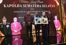 Kenal Pamit Kapolda Sumsel, Forkopimda Apresiasi Pengabdian Sandi Nugroho dan Sambut Rony Samtana