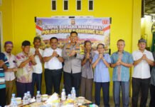 Kapolres OKI Sambangi Warga Cokroaminoto, Perkuat Kedekatan dengan Masyarakat