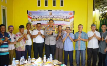 Kapolres OKI Sambangi Warga Cokroaminoto, Perkuat Kedekatan dengan Masyarakat